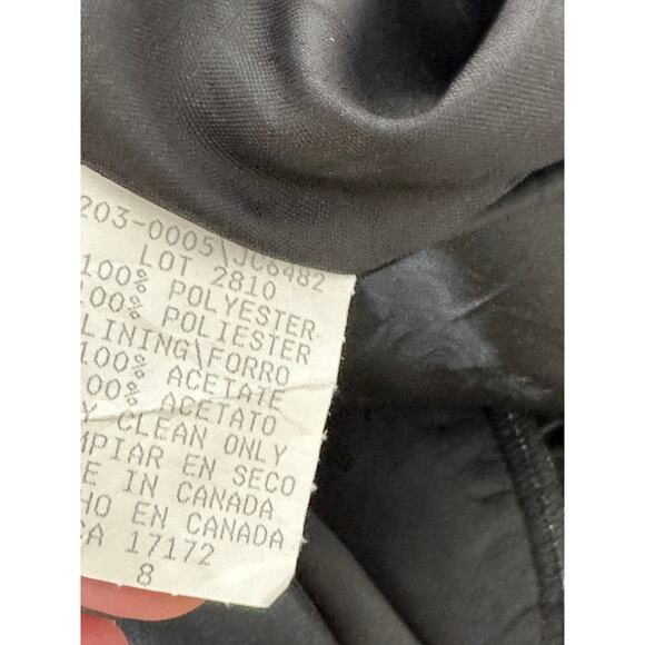 Randi May Collection Black Short Sleeve Mini Layered Dress Womens Size 8 - Picture 7 of 8